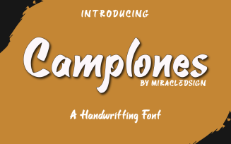 Camplones A Handwritting Font
