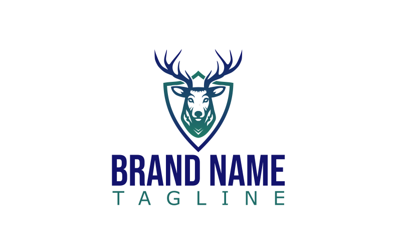 Deer custom design logo template 3 Logo Template