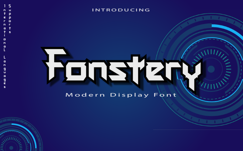 Fonstery Modern Display Font