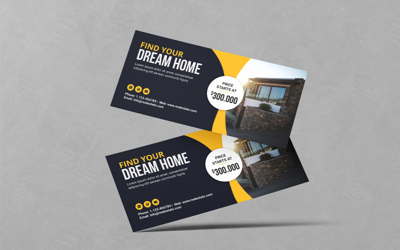 Clean Real Estate DL Flyer Templates Corporate Identity