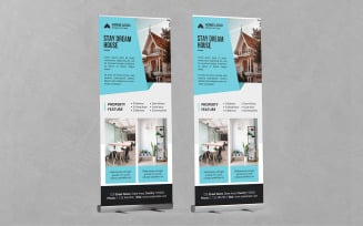 Creative Real Estate Roll Up Banner PSD Templates