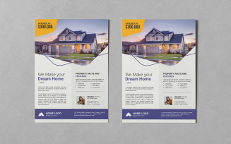 Dream Home Real Estate Flyer PSD Templates