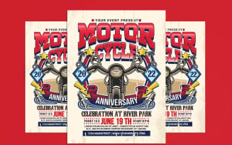 Motorcycle Club Event Flyer
