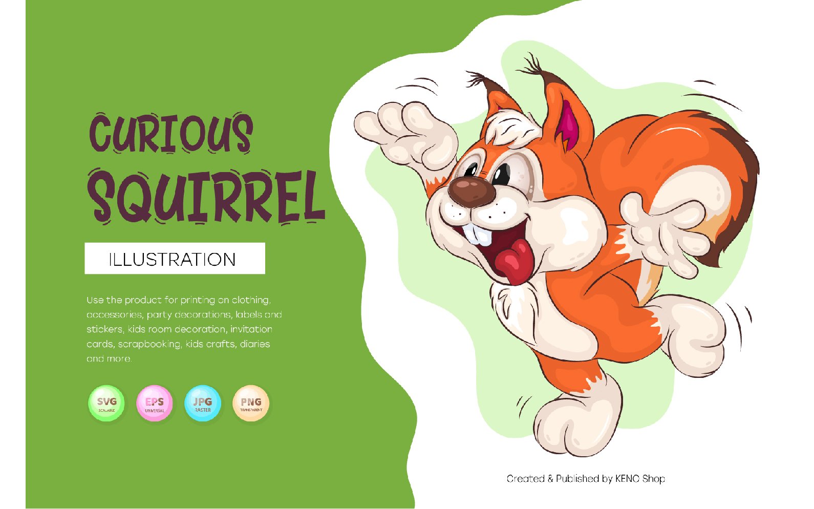 Kit Graphique #249618 Dessin-anim Squirrel Web Design - Logo template Preview