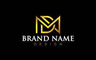 Creative Letter MD Logo Design