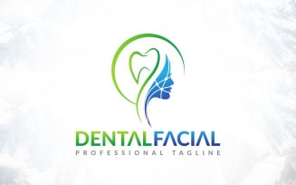 Dental Teeth With Facial Surgery Logo