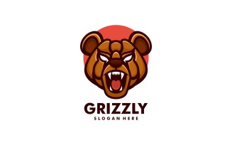 Grizzly Simple Mascot Logo