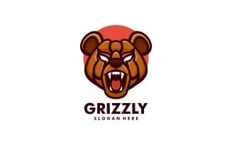 Grizzly Simple Mascot Logo