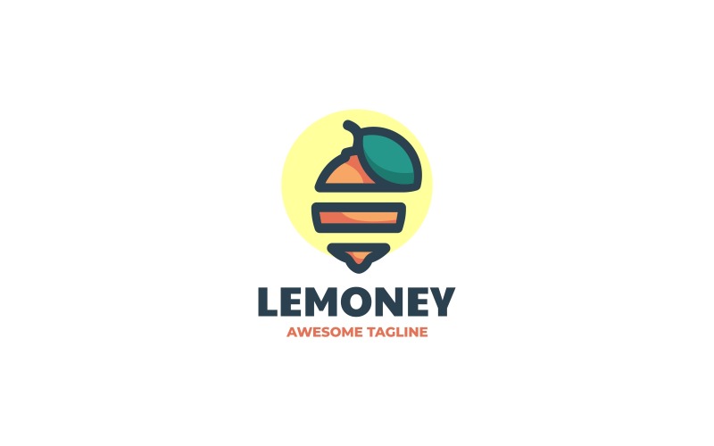 Lemon Simple Mascot Logo Design Logo Template