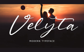 Velyta Modern Italic Typeface