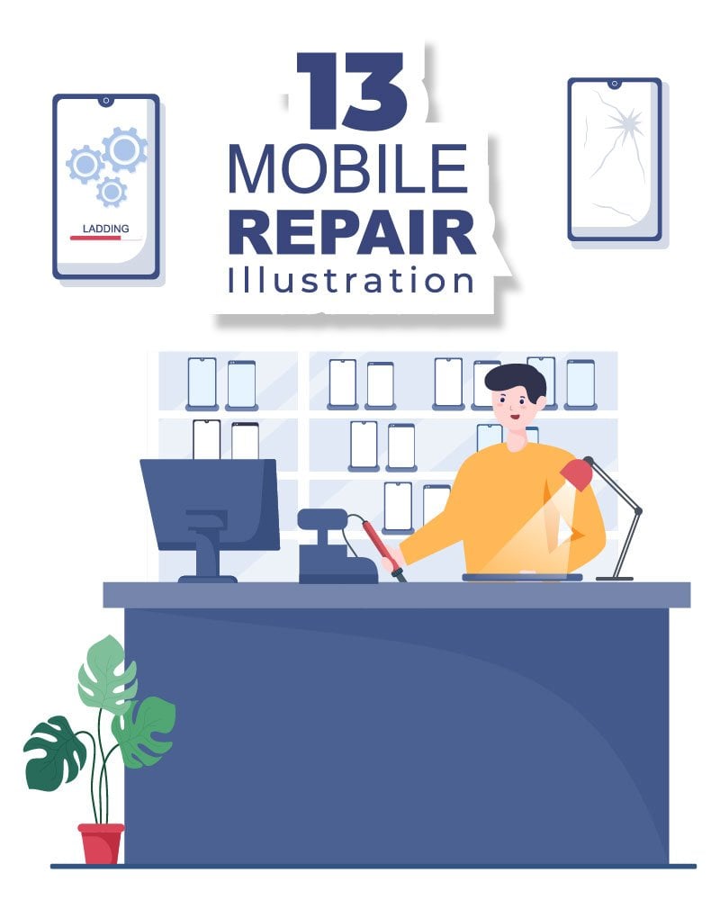 Kit Graphique #249760 Phone Repair Divers Modles Web - Logo template Preview