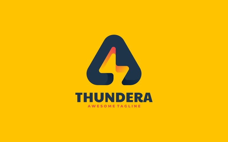 Thunder A Simple Logo Style Logo Template