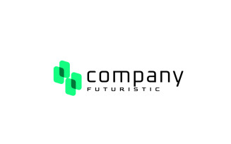 Corporate Tech Modern Layer Logo