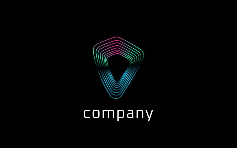 Future Line Futuristic Tech Logo Logo Template