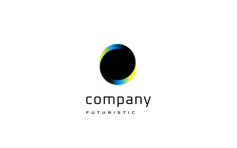 Future Round Circle Tech Logo Logo Template