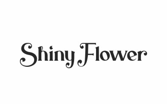 Shiny Flower Decorative Display Font