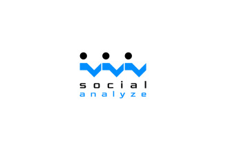 Social Analyze Grow Statistic Logo