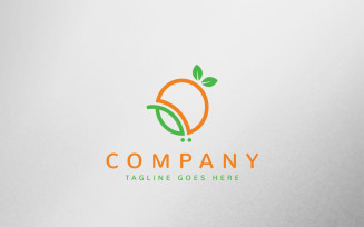 Fruit Market Logo Template Design