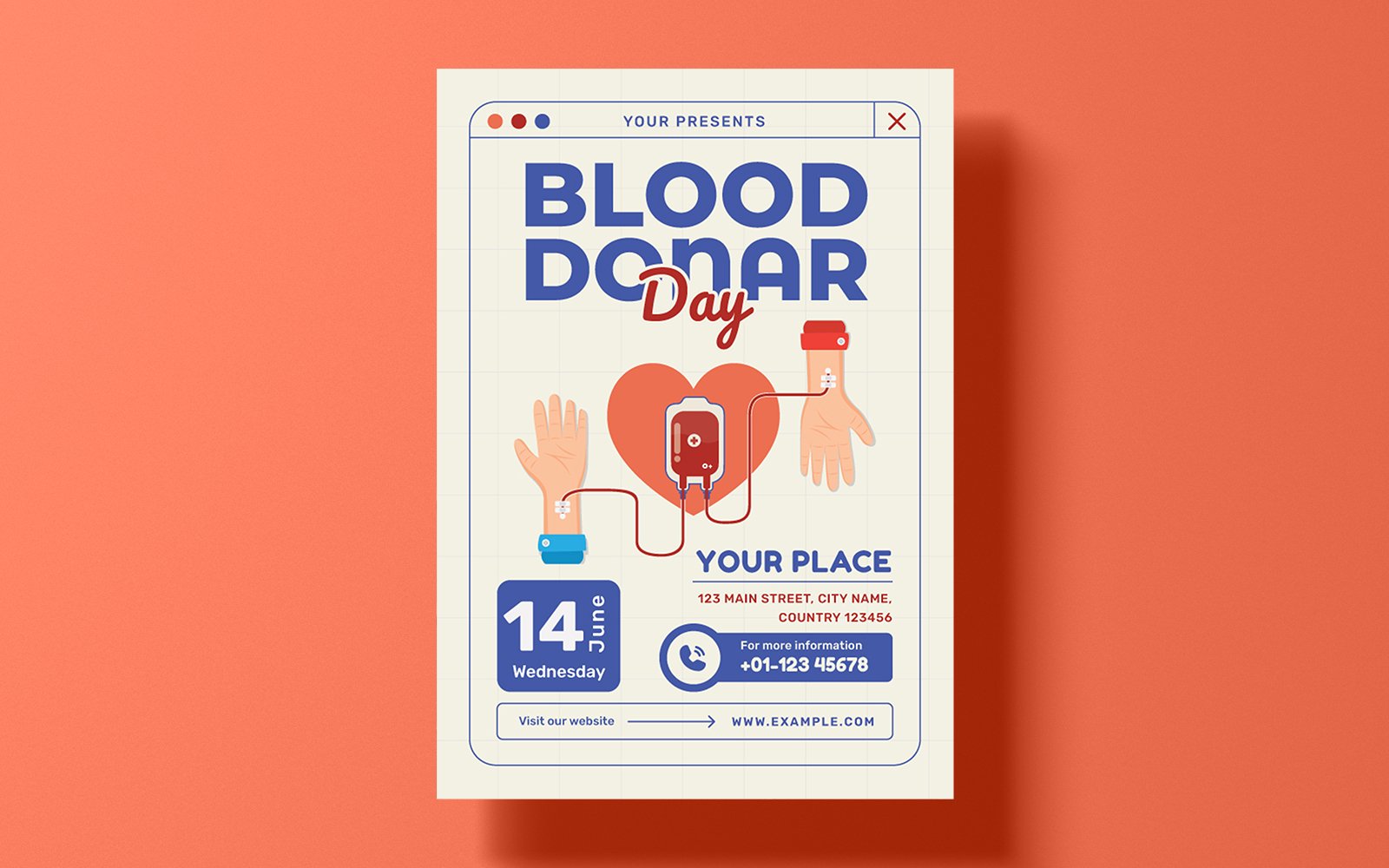 Kit Graphique #250132 Blood Donor Divers Modles Web - Logo template Preview