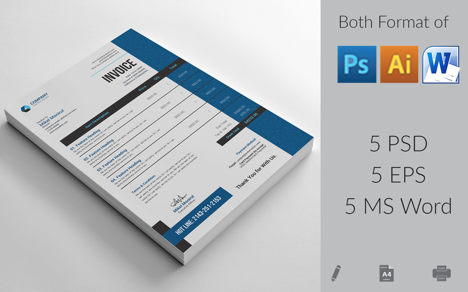 Management Company Invoice Template_V_006