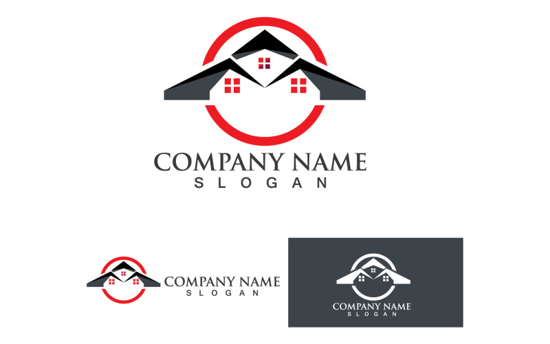 Home And House Building Logo And Symbol Vector V13 Logo Template