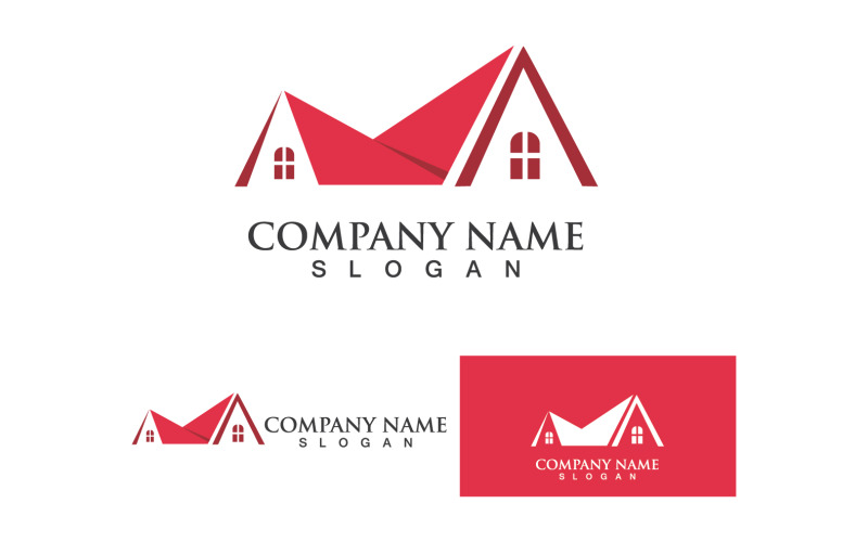 Home And House Building Logo And Symbol Vector V14 Logo Template