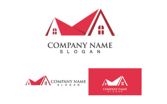 Home And House Building Logo And Symbol Vector V14