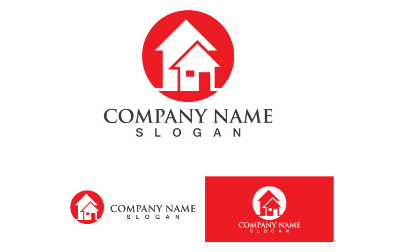 Home And House Building Logo And Symbol Vector V15 Logo Template