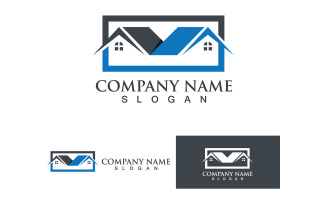 Home And House Building Logo And Symbol Vector V17