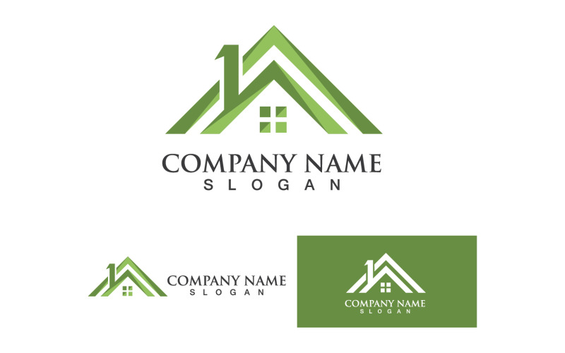 Home And House Building Logo And Symbol Vector V21 Logo Template