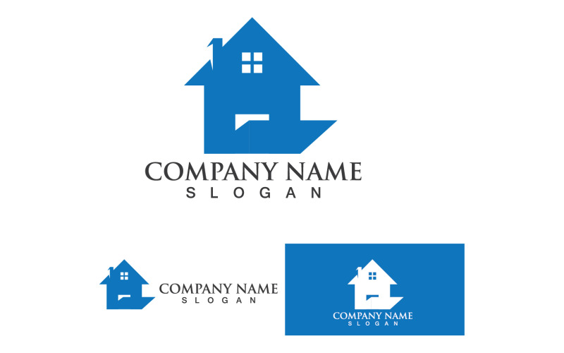 Home And House Building Logo And Symbol Vector V22 Logo Template