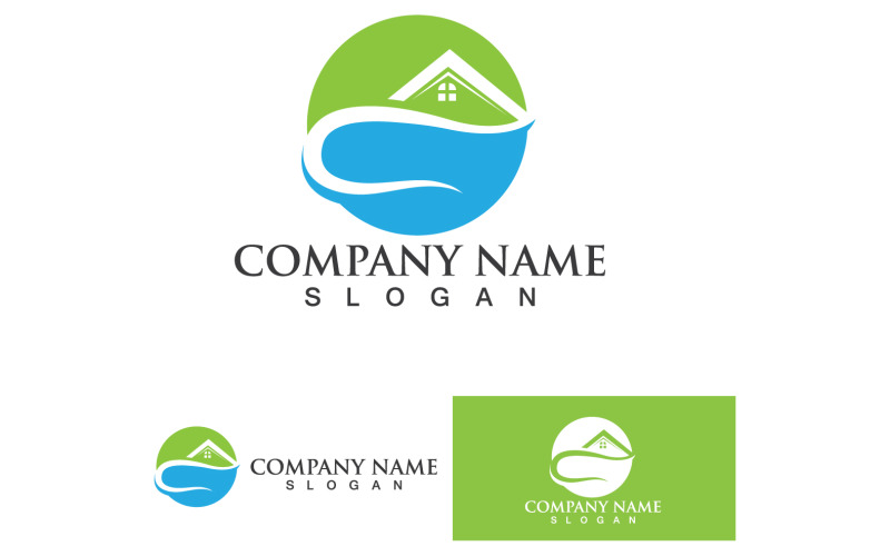 Home And House Building Logo And Symbol Vector V26 Logo Template