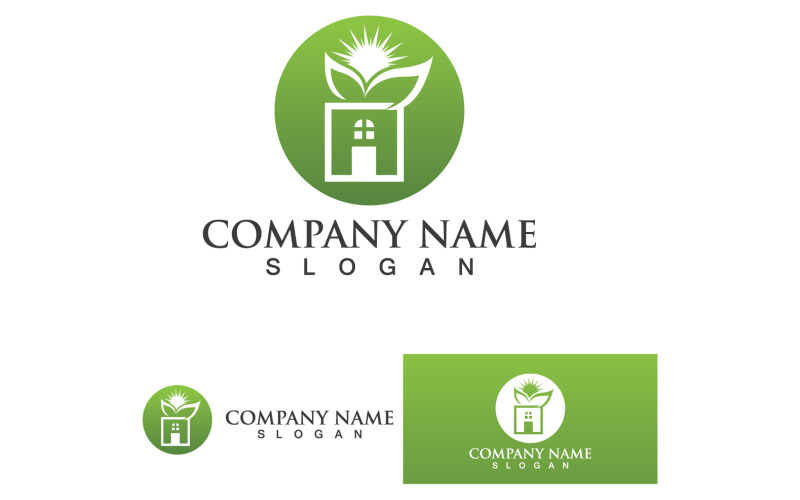 Home And House Building Logo And Symbol Vector V27 Logo Template