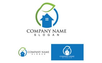 Home And House Building Logo And Symbol Vector V31