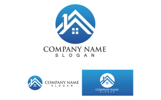 Home And House Building Logo And Symbol Vector V39