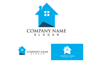 Home And House Building Logo And Symbol Vector V3