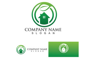Home And House Building Logo And Symbol Vector V40