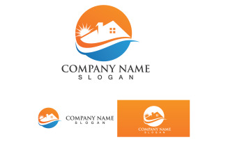 Home And House Building Logo And Symbol Vector V41