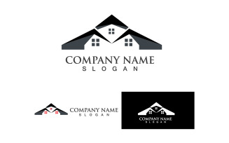 Home And House Building Logo And Symbol Vector V7