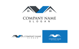 Home And House Building Logo And Symbol Vector V9