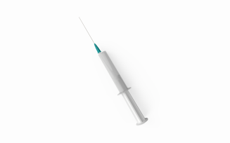 Syringe - Medical Instrument Low-poly 3D model