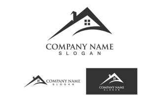 Home And House Building Logo And Symbol Vector V55