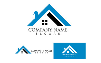 Home And House Building Logo And Symbol Vector V58