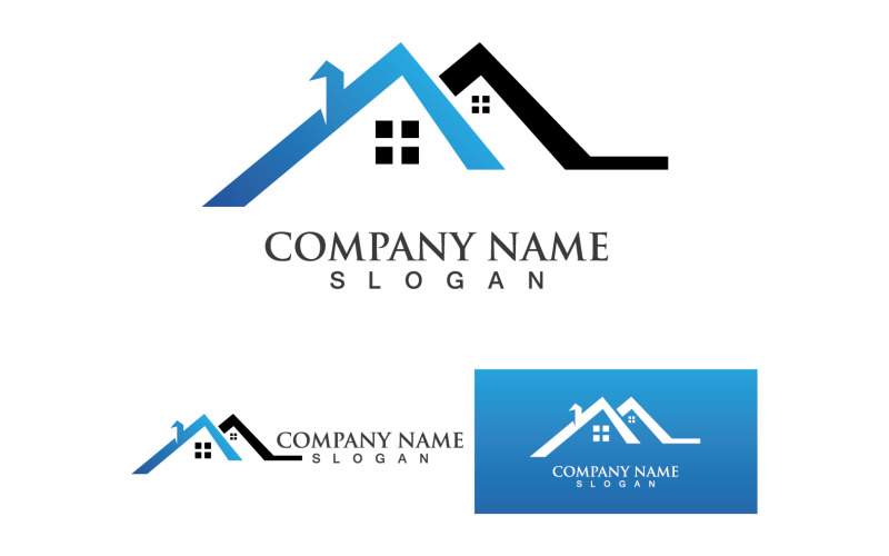 Home And House Building Logo And Symbol Vector V59 Logo Template