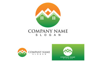 Home And House Building Logo And Symbol Vector V62