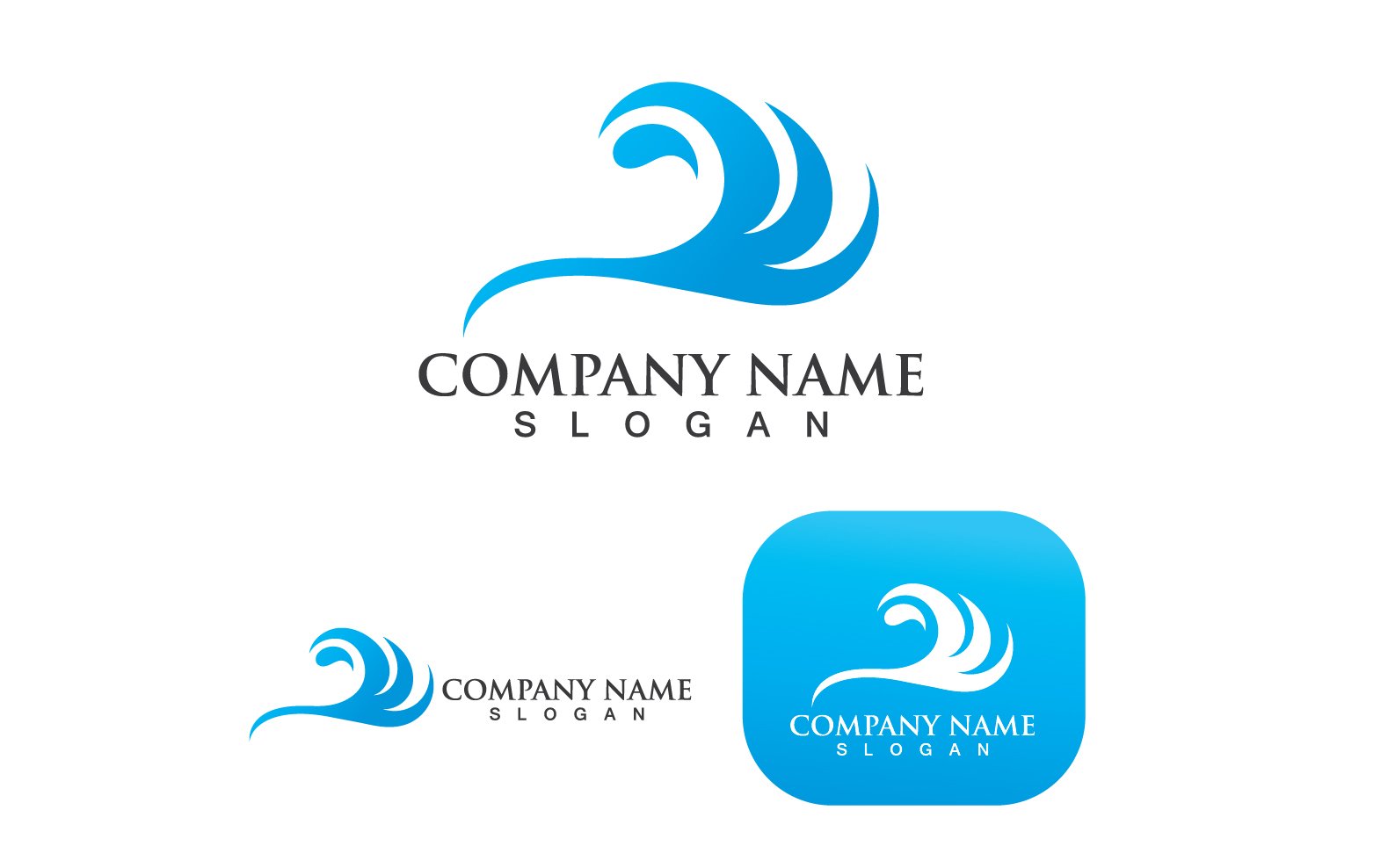 Template #250322 Wave Beach Webdesign Template - Logo template Preview