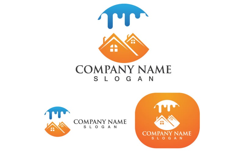 Home And Building Logo And Icon Vector V1 Logo Template