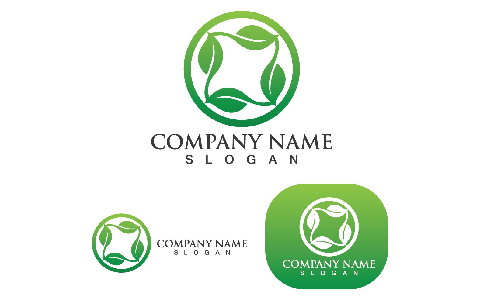 Template #250439 Green Nature Webdesign Template - Logo template Preview