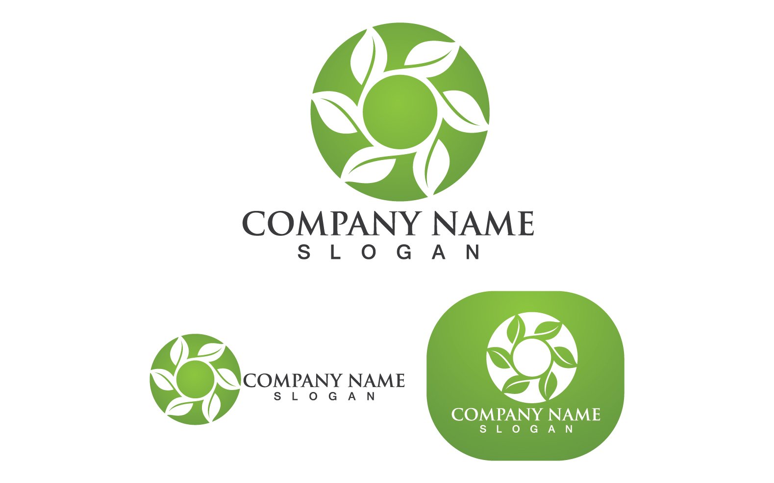 Template #250440 Green Nature Webdesign Template - Logo template Preview