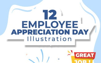 12 Employee Appreciation Day Illustration